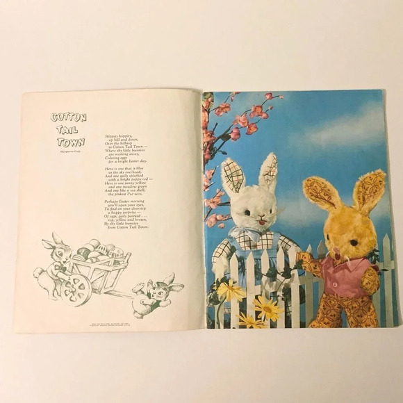 Vintage 1974 Bunny Tales Paperback Ideals Publishing Corp Book - Picture 5 of 13